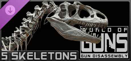 World of Guns: 5 Skeletons Pack
