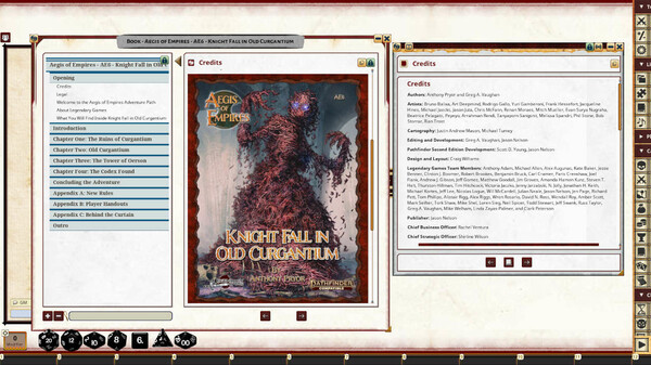 Fantasy Grounds - Aegis of Empires 6: Knight Fall in Old Curgantium