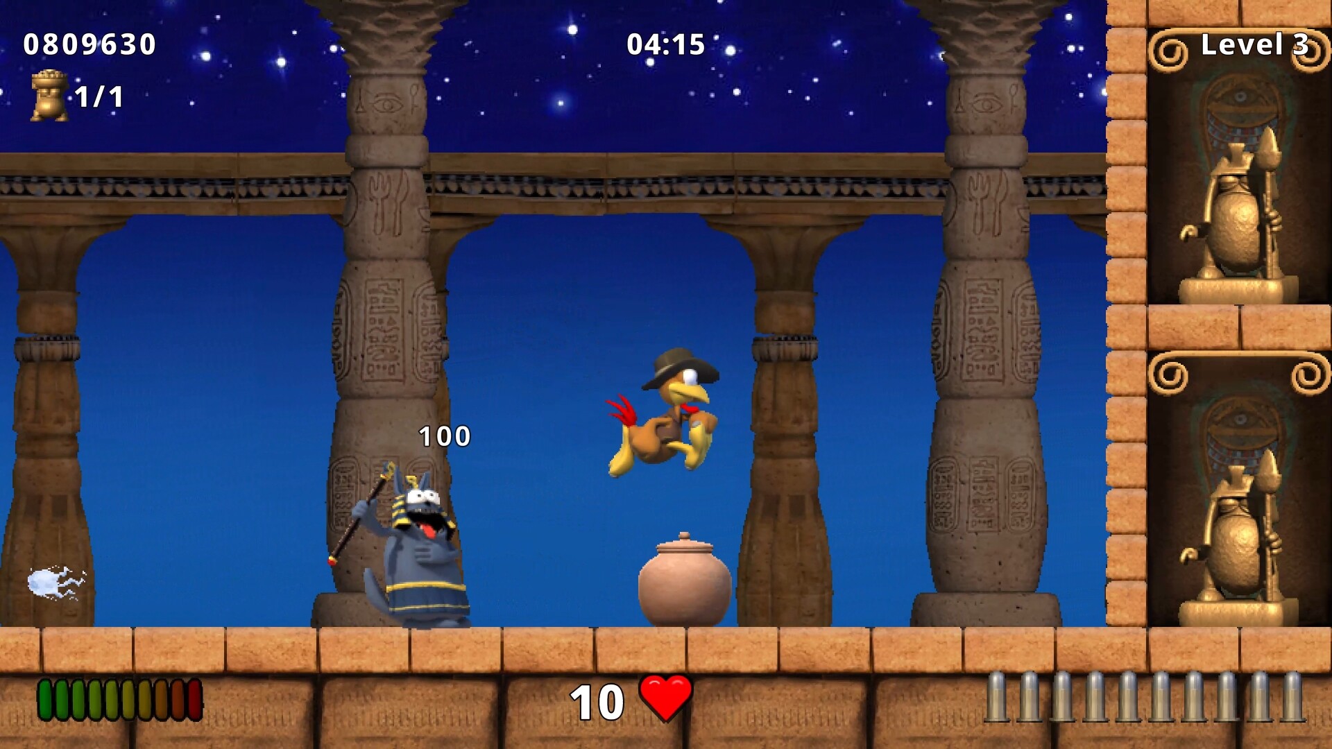 #2. Moorhuhn Jump and Run 'Traps and Treasures 3' (Steam) Podle: Higgs Games GmbH