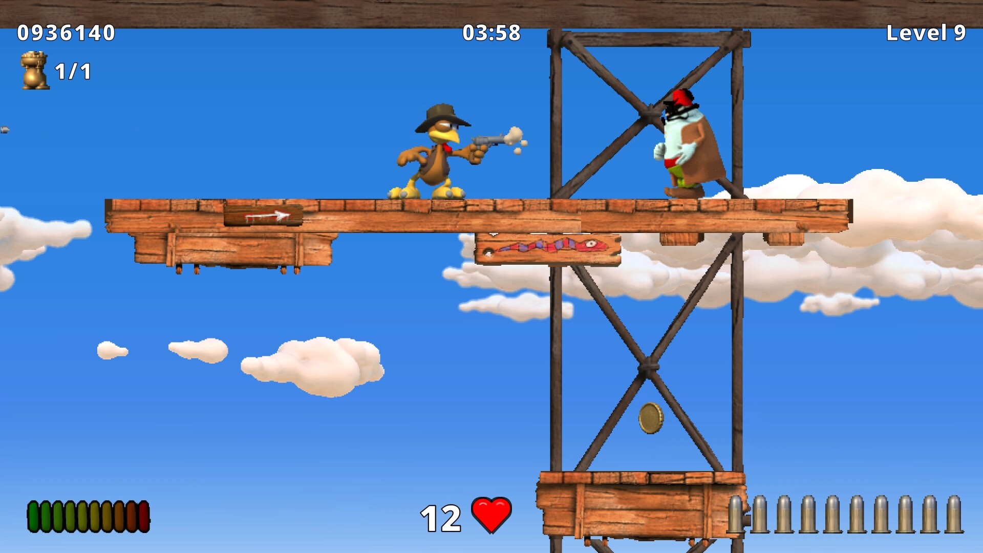 #3. Moorhuhn Jump and Run 'Traps and Treasures 3' (Steam) Podle: Higgs Games GmbH