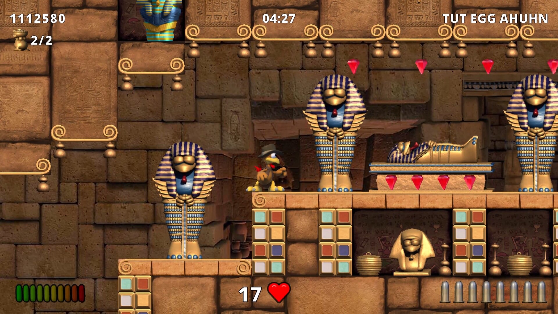 #6. Moorhuhn Jump and Run 'Traps and Treasures 3' (Steam) Podle: Higgs Games GmbH