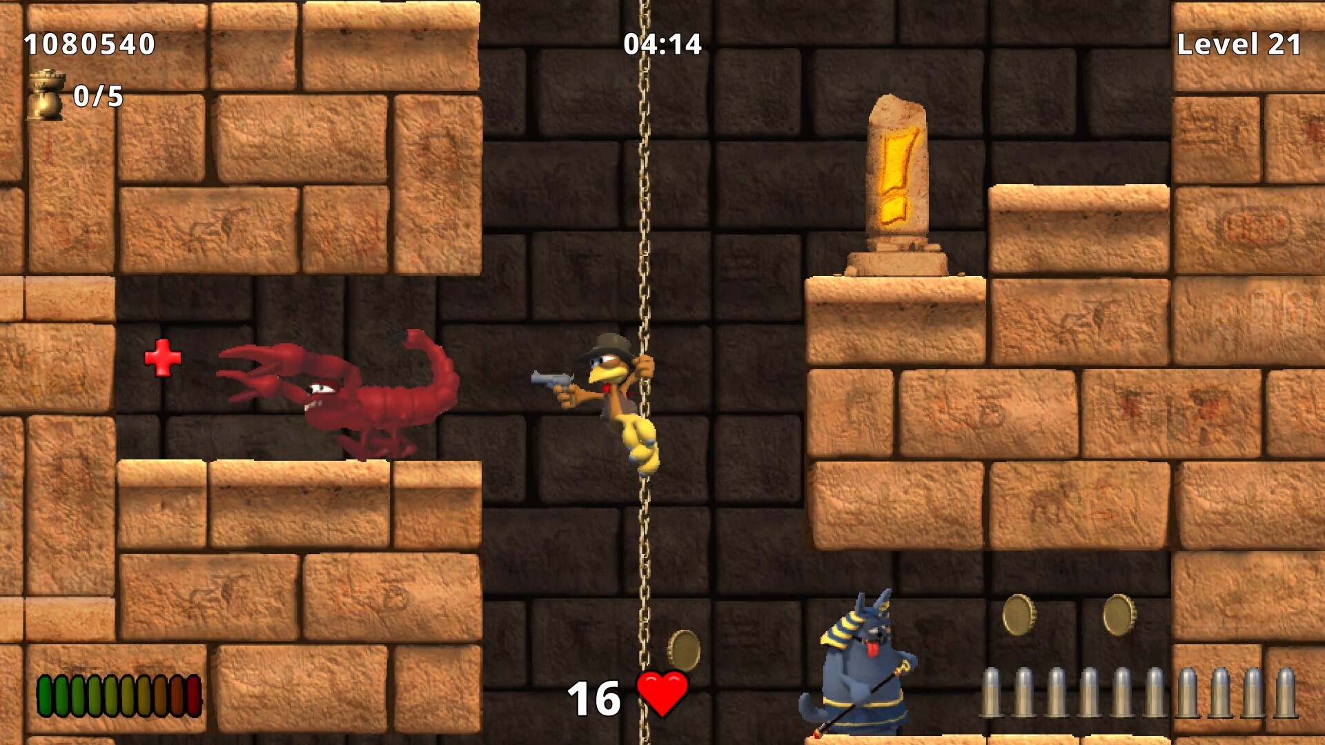 #5. Moorhuhn Jump and Run 'Traps and Treasures 3' (Steam) Podle: Higgs Games GmbH