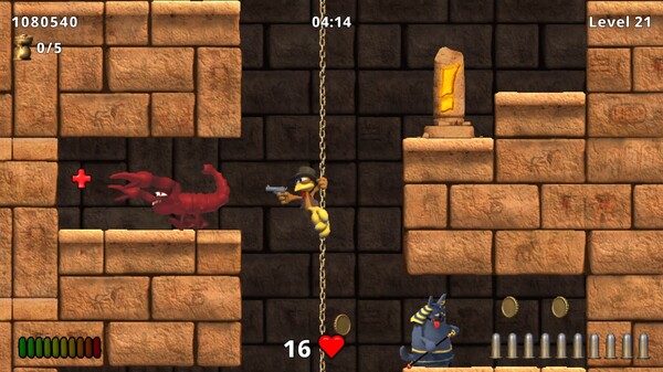Moorhuhn Jump and Run 'Traps and Treasures 3' screenshot 5