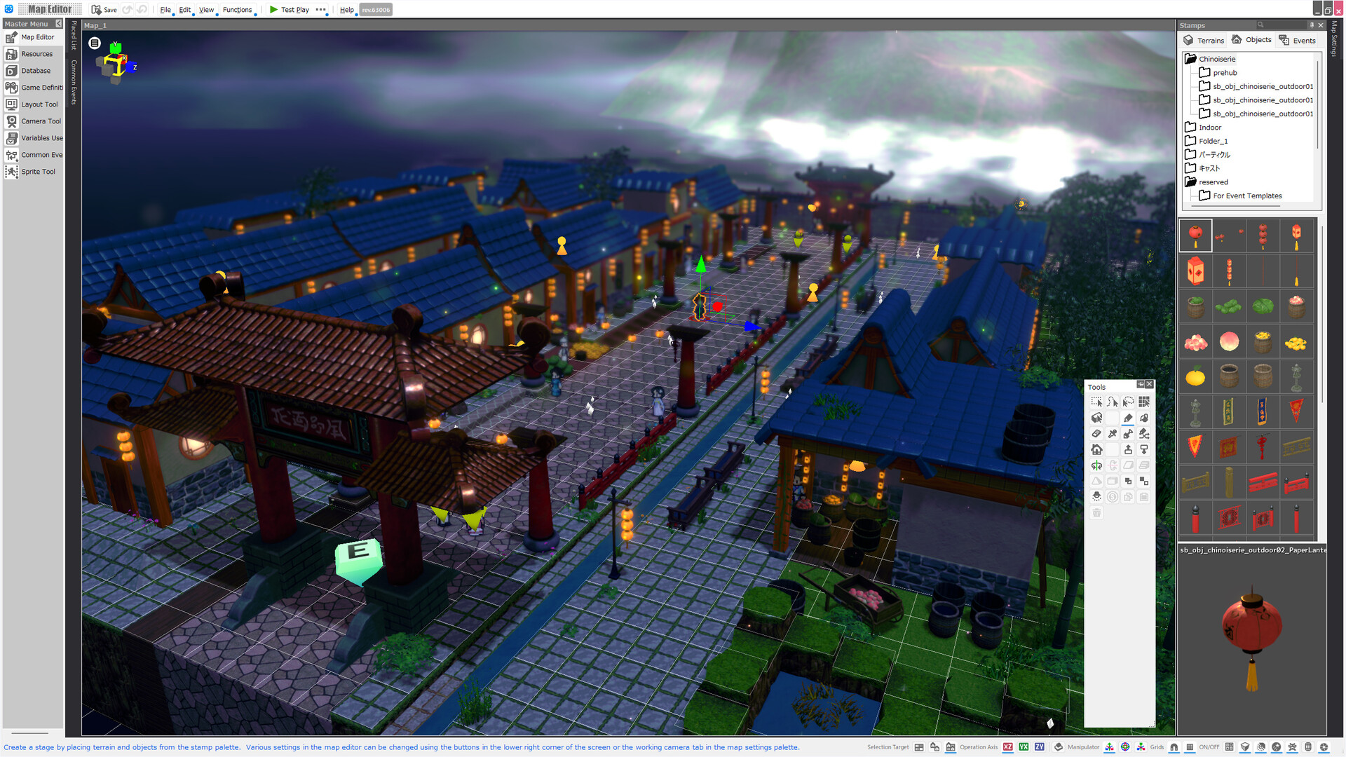 RPG Developer Bakin Charming Chinese Townscape Pack Featured Screenshot #1