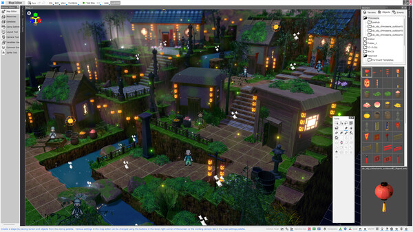 RPG Developer Bakin Charming Chinese Townscape Pack