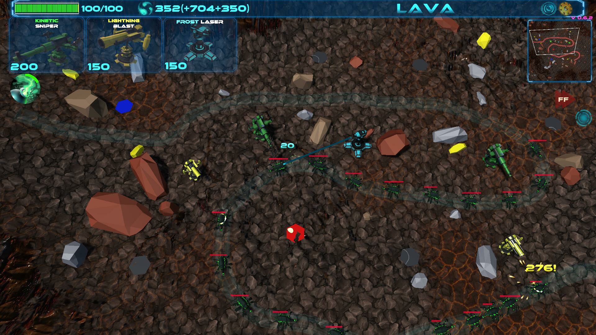 Xenocrystal TD screenshot #2