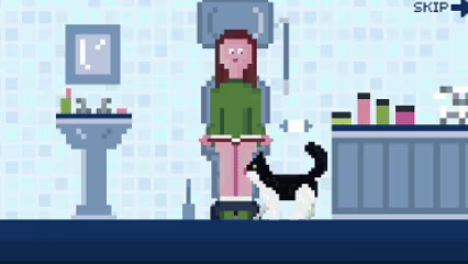 Itty Bitty Toilet Kitty video 1