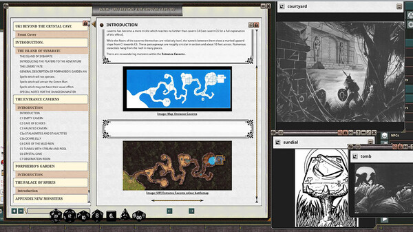 Fantasy Grounds - D&D Classics:UK1 Beyond the Crystal Cave (1E)