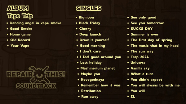 Repair this! Soundtrack