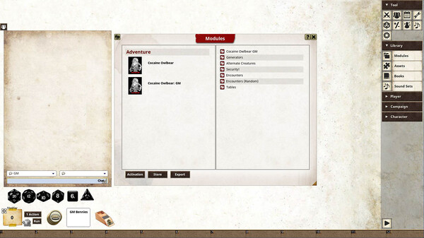 Fantasy Grounds - COCAINE OWLBEAR A Savage Worlds Adventure