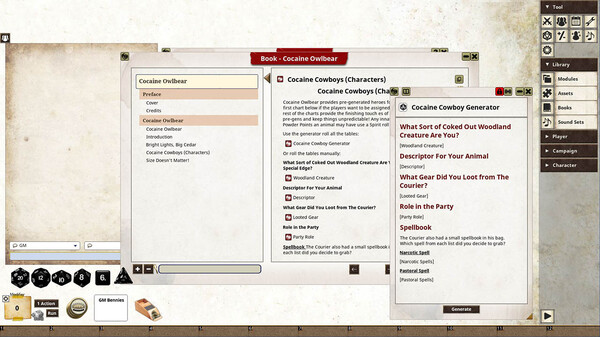 Fantasy Grounds - COCAINE OWLBEAR A Savage Worlds Adventure