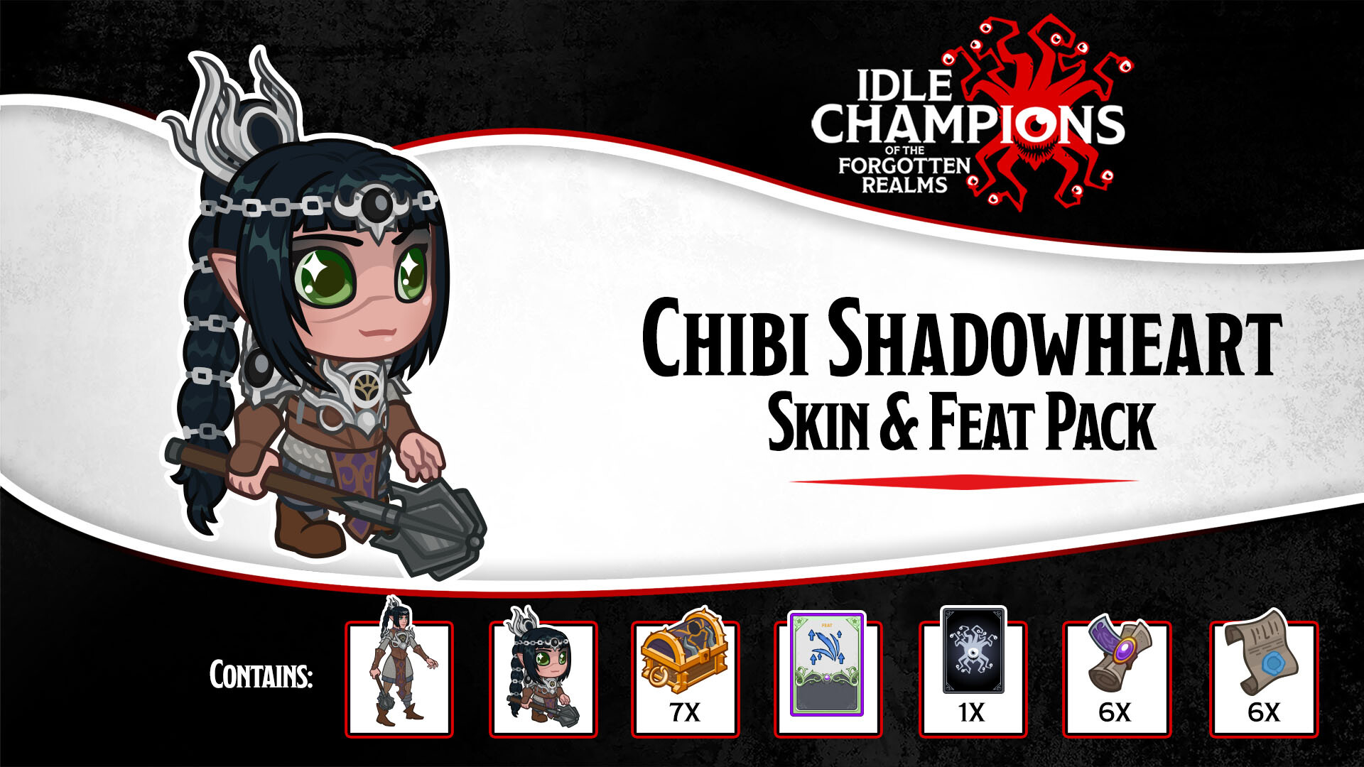 Idle Champions - Chibi Shadowheart Skin & Feat Pack Featured Screenshot #1