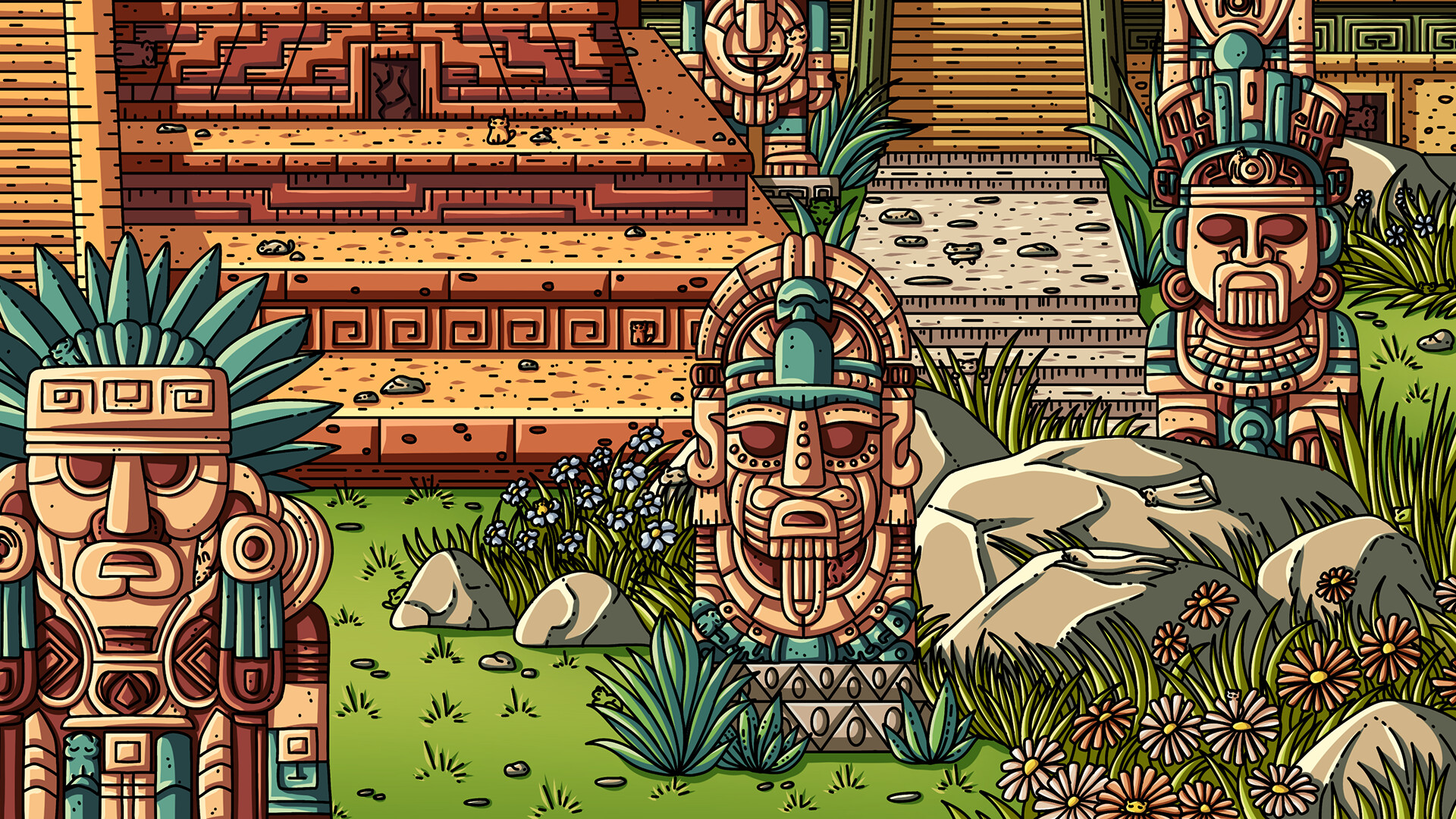 100 Aztec Cats screenshot 2