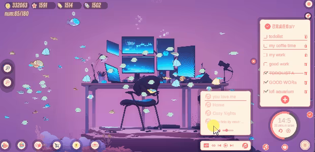 Lofi aquarium video 2