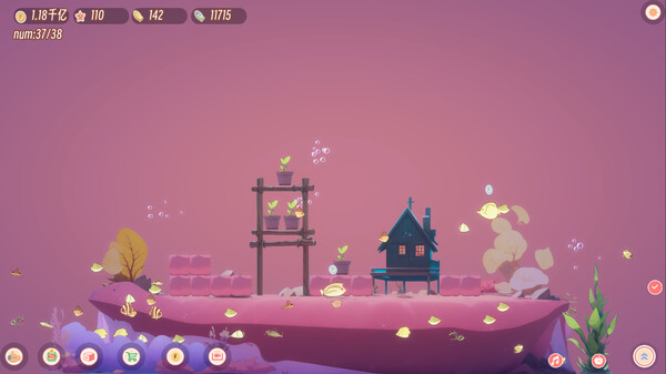 Screenshot z Lofi aquarium