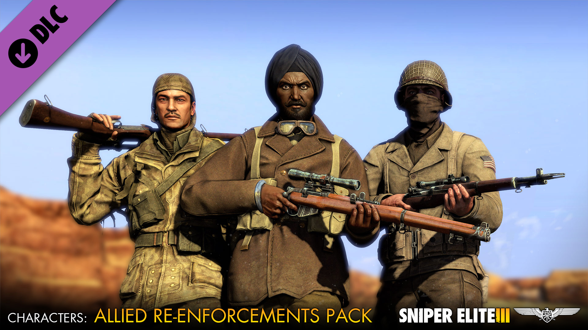 Sniper Elite 3 - Allied Reinforcements Outfit Pack Featured Screenshot #1