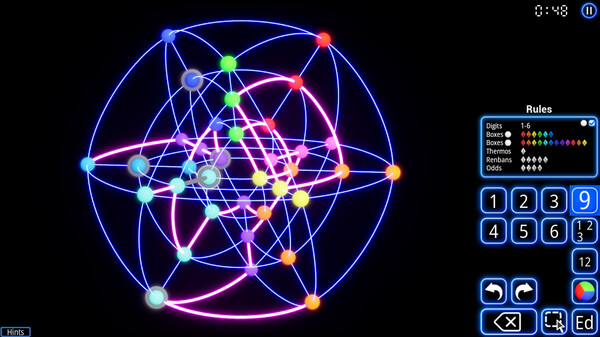 Screenshot z Sudoku Topology