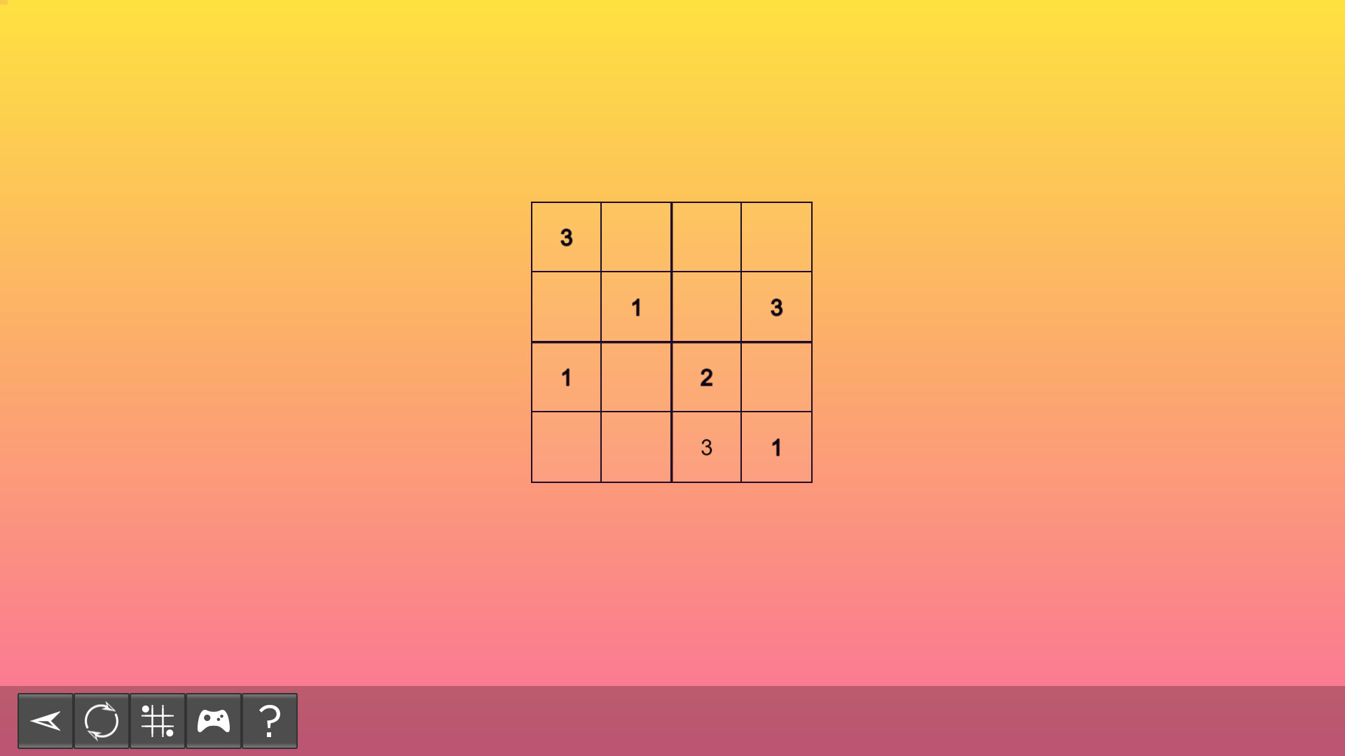 My Sudoku - Classic 4x4 Easy 2 Featured Screenshot #1