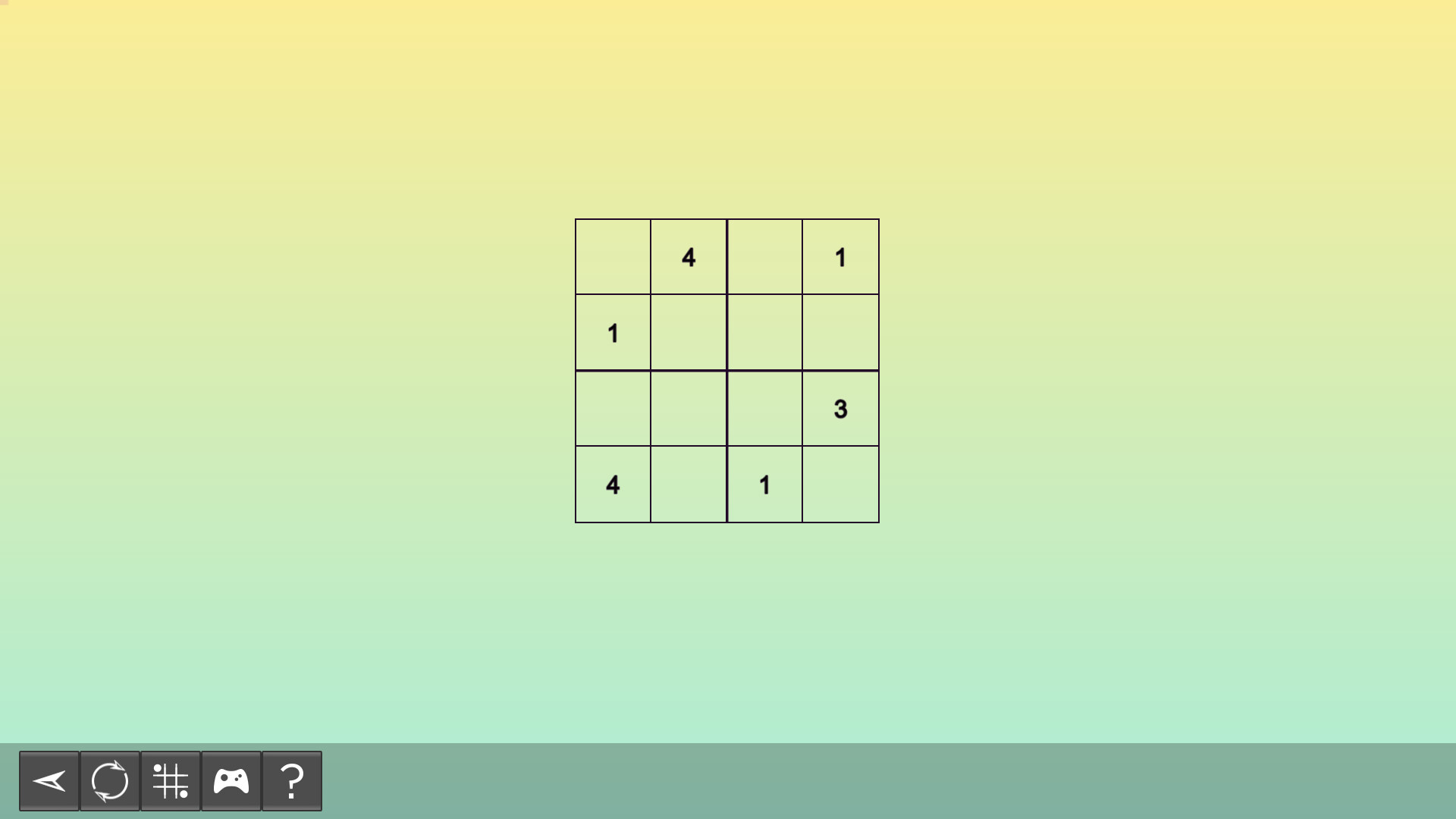 My Sudoku - Classic 4x4 Easy 3 Featured Screenshot #1