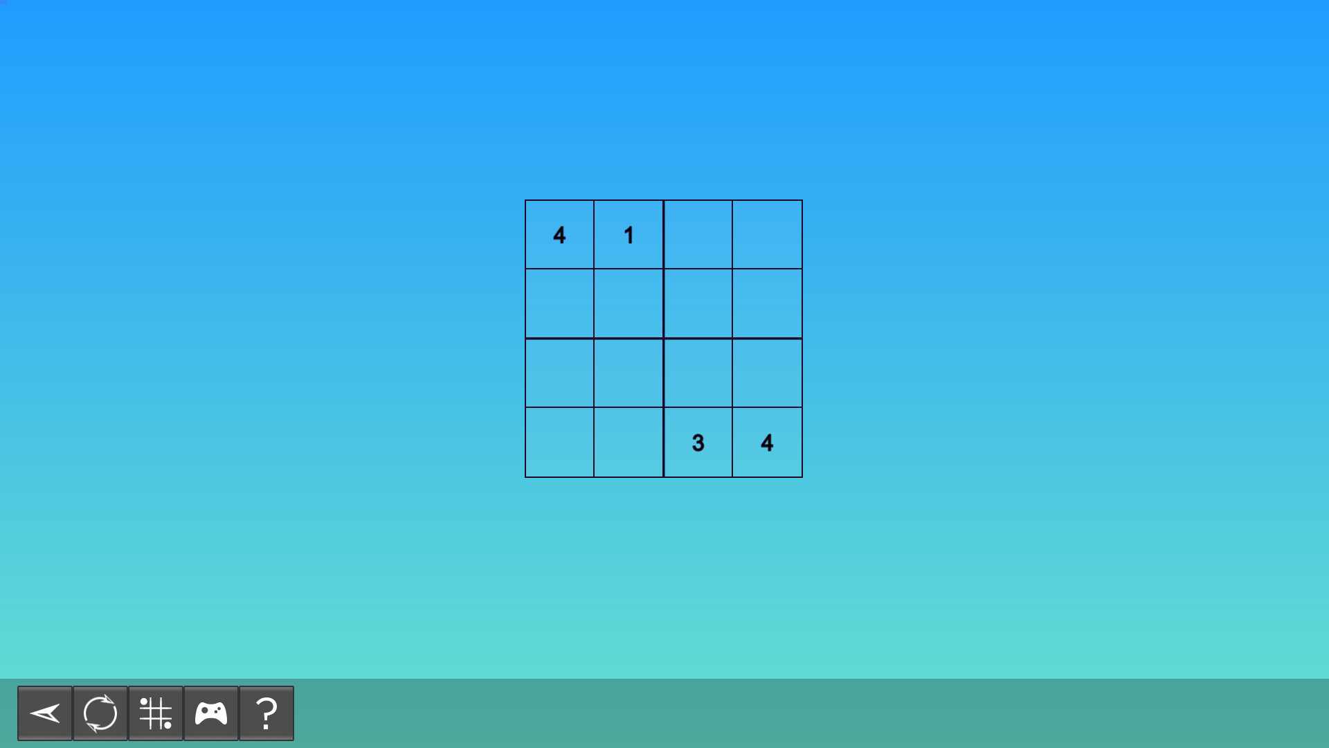 My Sudoku - Classic 4x4 Easy 7 Featured Screenshot #1