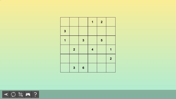 My Sudoku - Classic 6x6 Easy 4