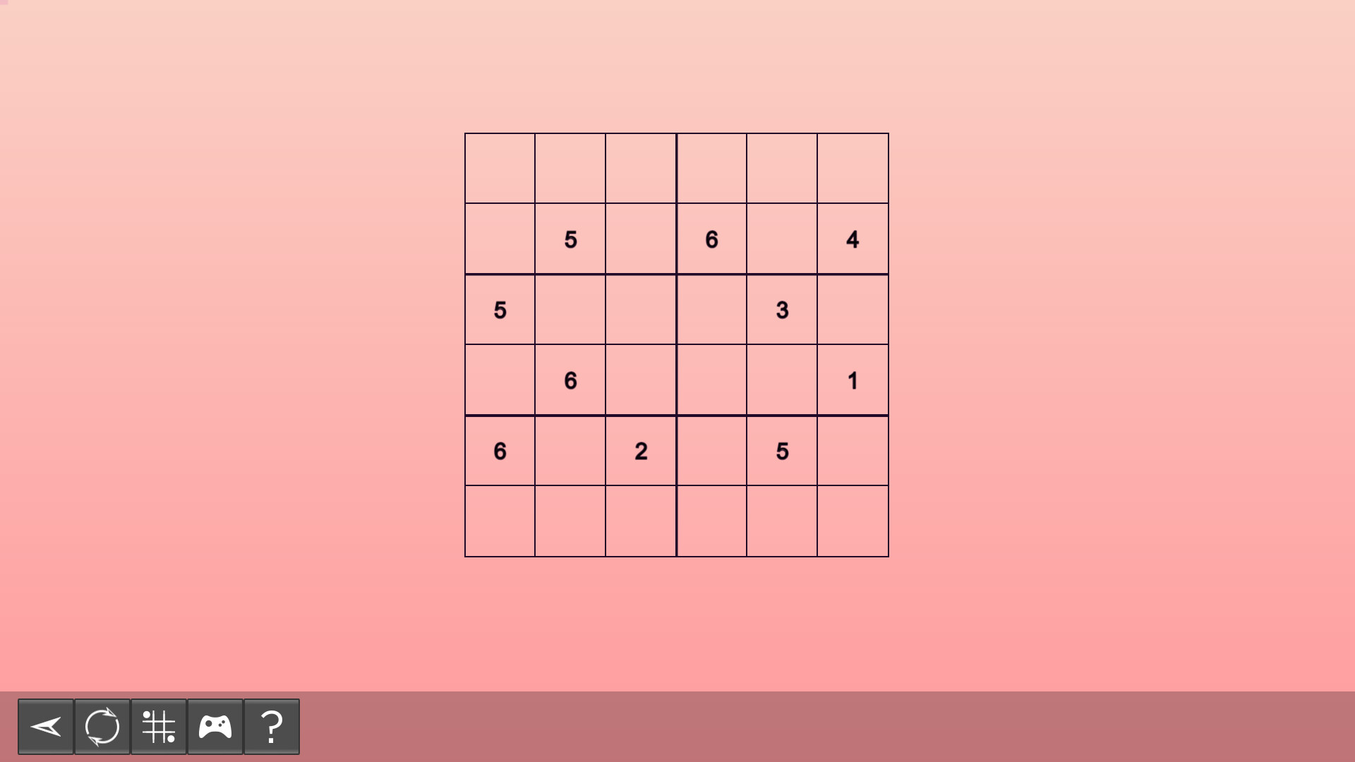 My Sudoku - Classic 6x6 Medium 2 Featured Screenshot #1