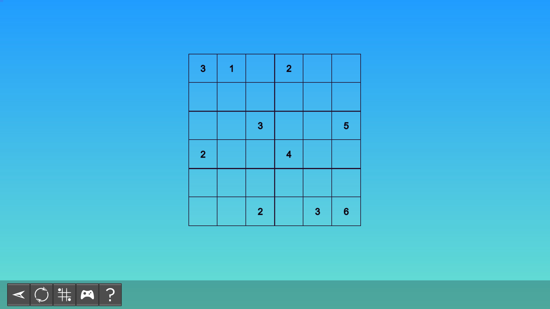 My Sudoku - Classic 6x6 Medium 4 Featured Screenshot #1