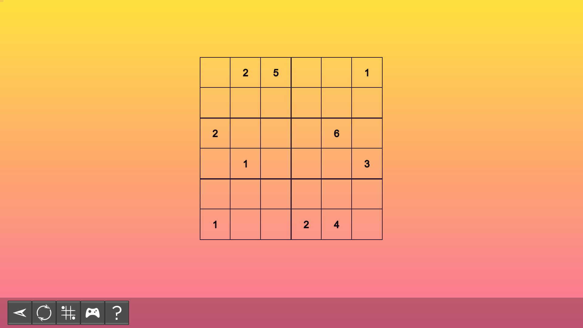 My Sudoku - Classic 6x6 Medium 6 Featured Screenshot #1