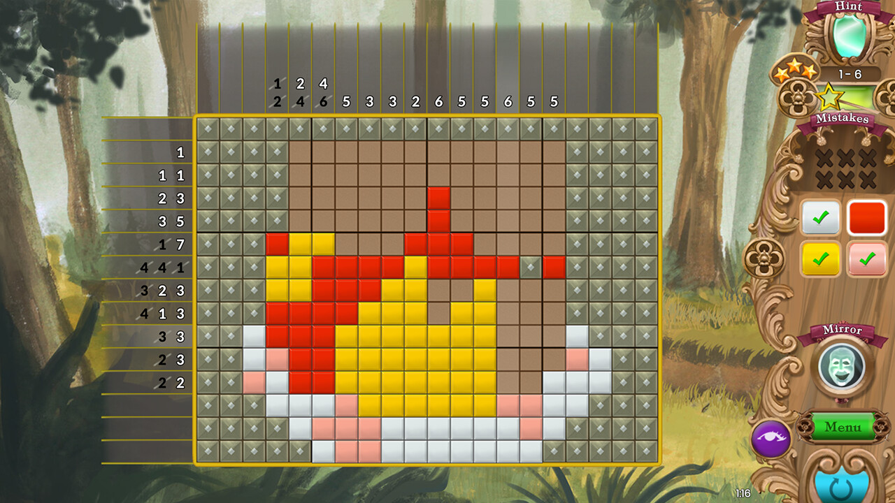 #5. Fables Mosaic: Little Red Riding Hood (Steam) By: Seven Sails Games