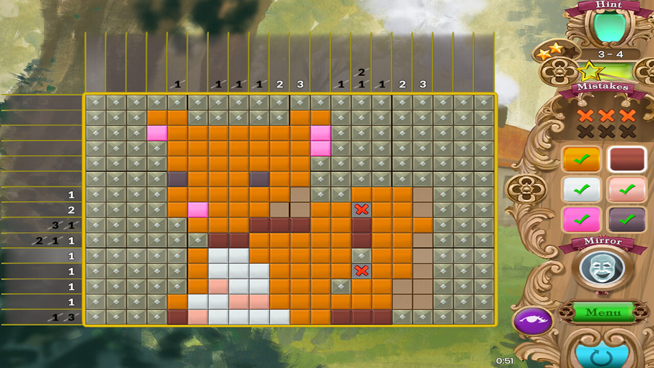 #2. Fables Mosaic: Little Red Riding Hood (Steam) By: Seven Sails Games