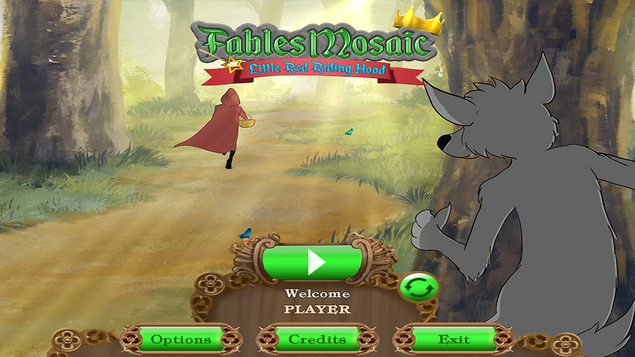 #4. Fables Mosaic: Little Red Riding Hood (Steam) By: Seven Sails Games