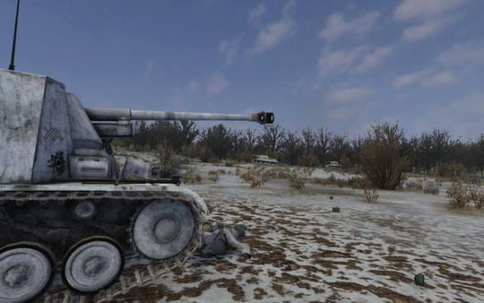 Screenshot z Graviteam Tactics: Sokolovo 1943