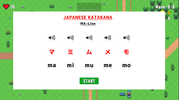 Screenshot z Kana Seito Defense