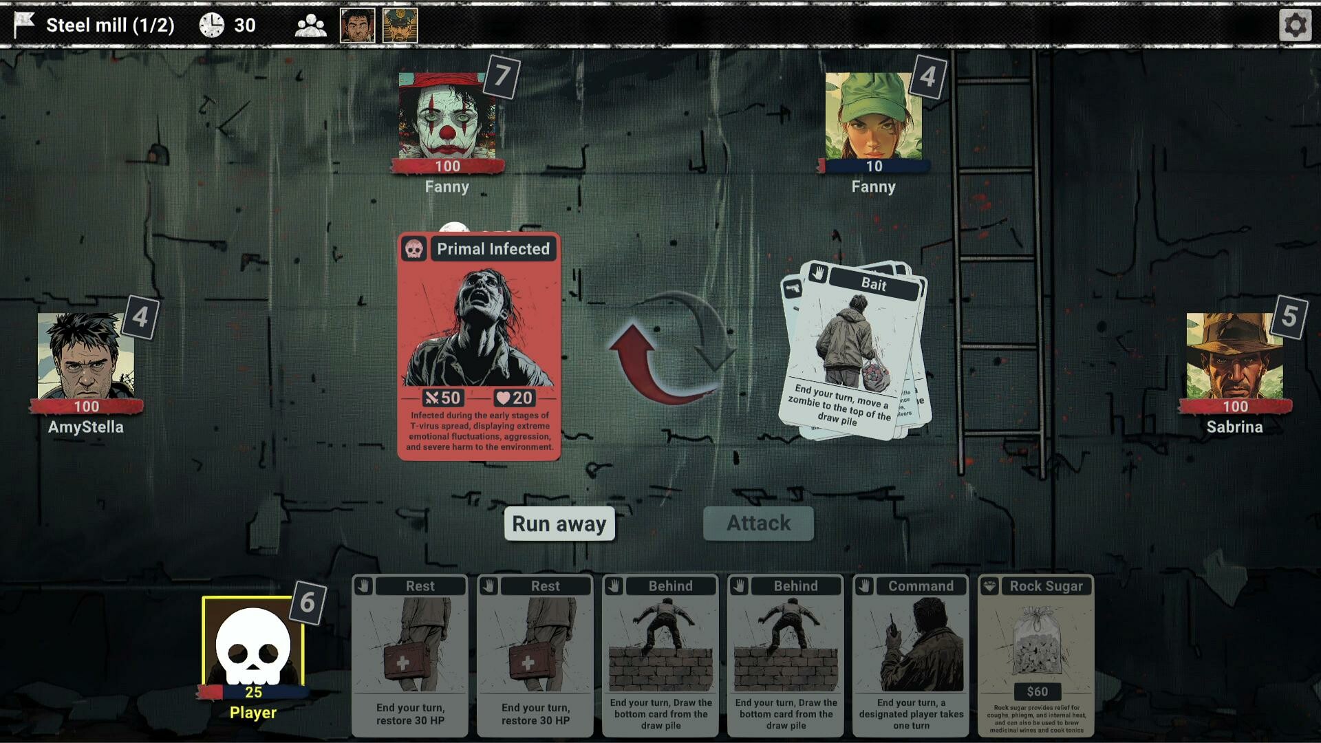 screenshot of Zombie Cards: Survival Showdown 1