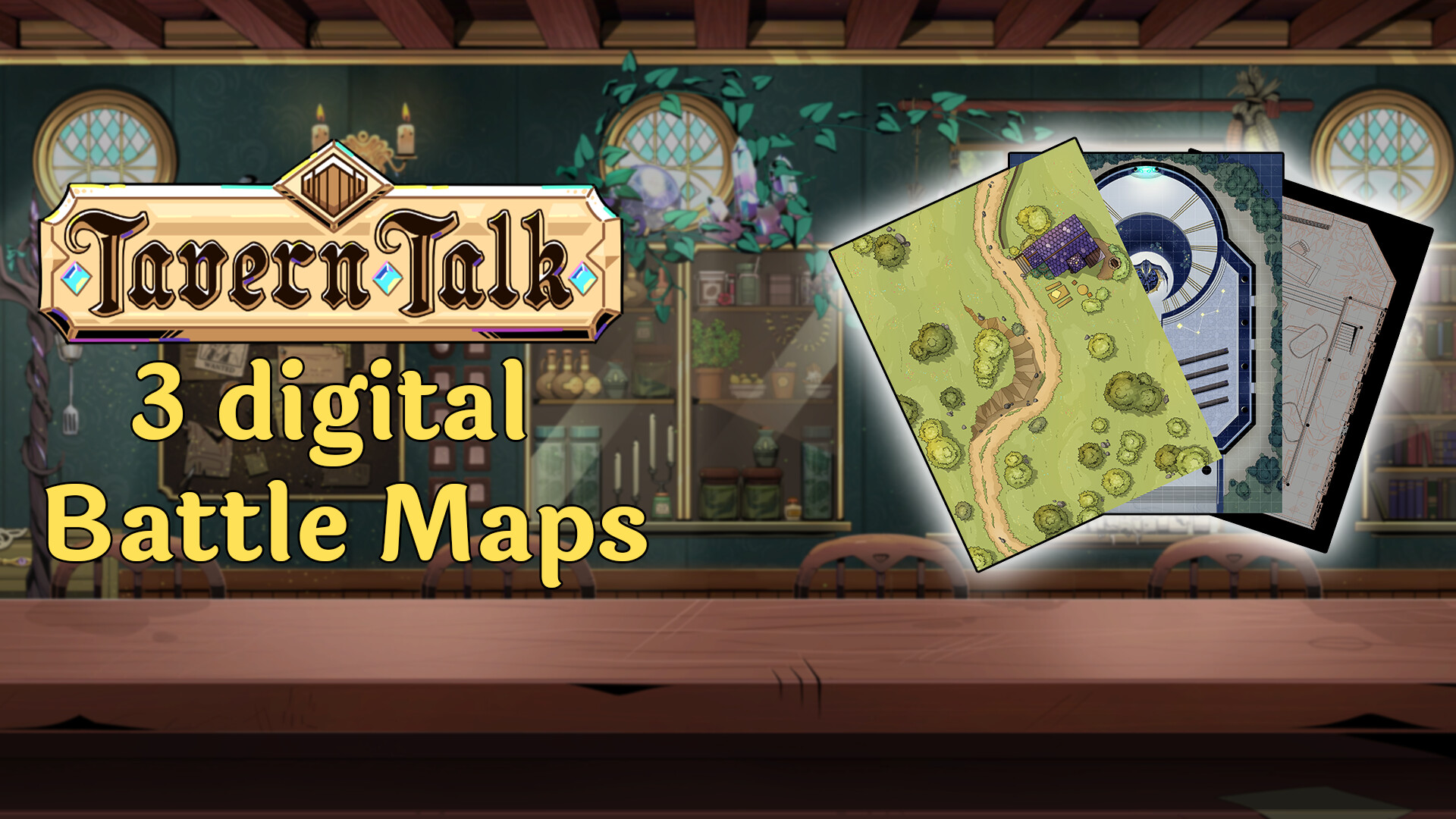 Tavern Talk - 3 Digital Battle Maps Featured Screenshot #1