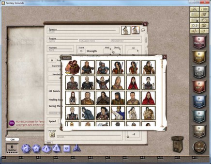 Fantasy Grounds - Gaming Tokens & Portraits Pack #3: PC's & NPCs