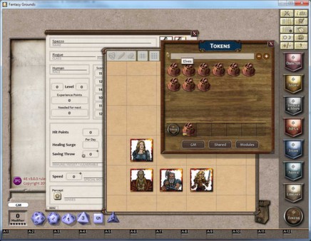 Fantasy Grounds - Gaming Tokens & Portraits Pack #3: PC's & NPCs