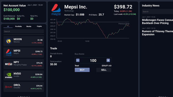 Day Trader Tycoon screenshot 1