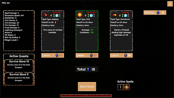 Screenshot z Hell's Descent