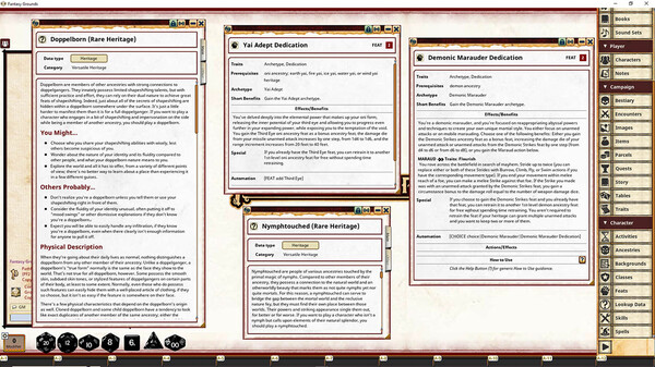 Fantasy Grounds - Battlezoo Ancestries: Classic Creatures