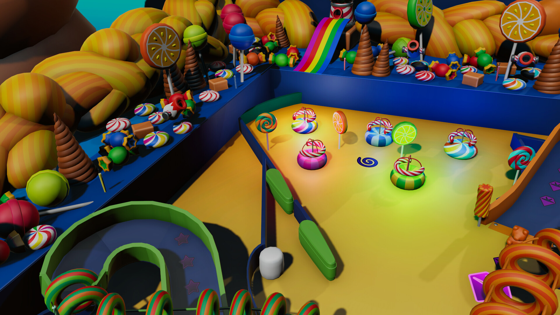 Roxy Raccoon's Pinball Panic - Candycopia Featured Screenshot #1