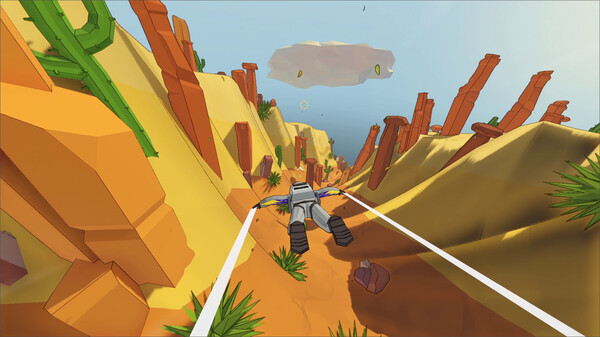 Screenshot z Calm Skies: The Wingsuit Flying Experience