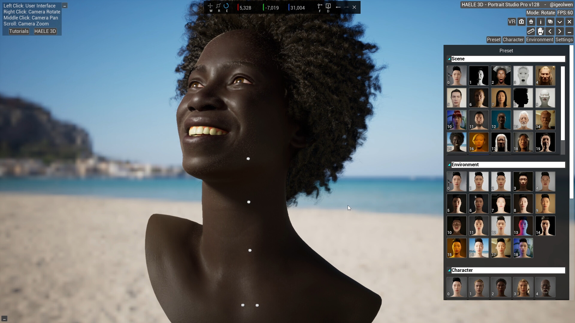 HAELE 3D - Portrait Studio Pro - Drawing References screenshot #4