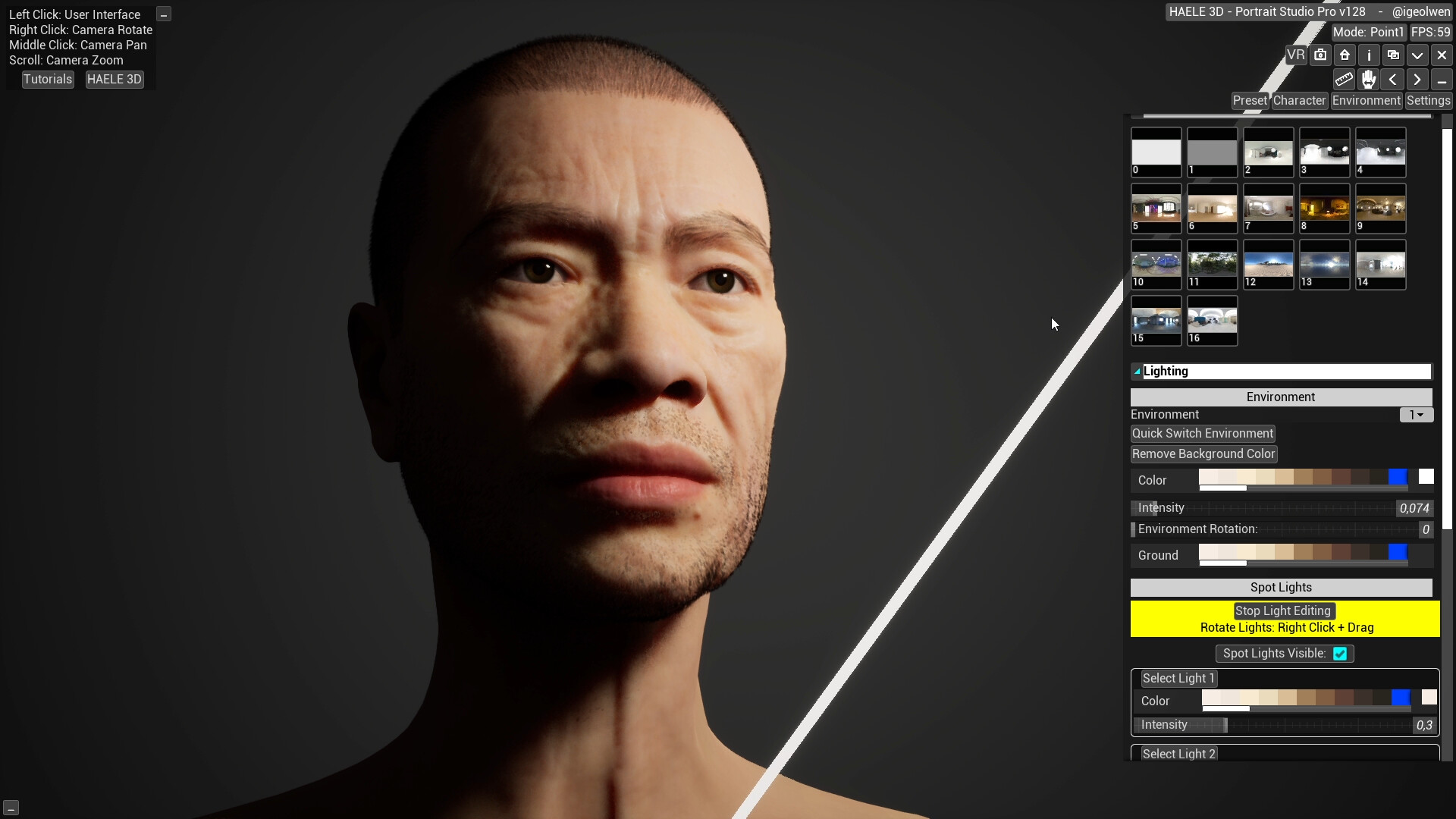 HAELE 3D - Portrait Studio Pro - Drawing References screenshot #9