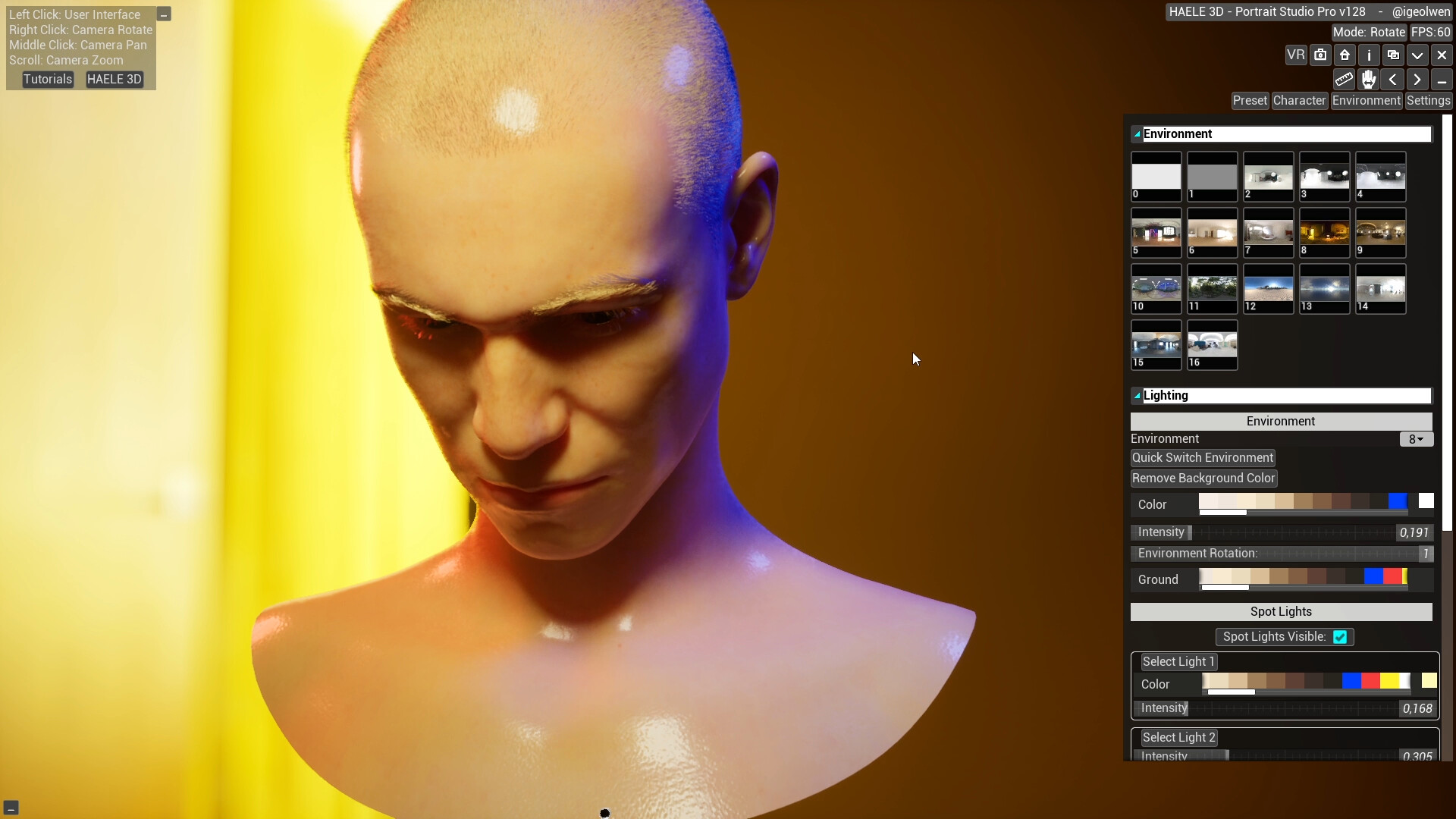 HAELE 3D - Portrait Studio Pro - Drawing References screenshot #13