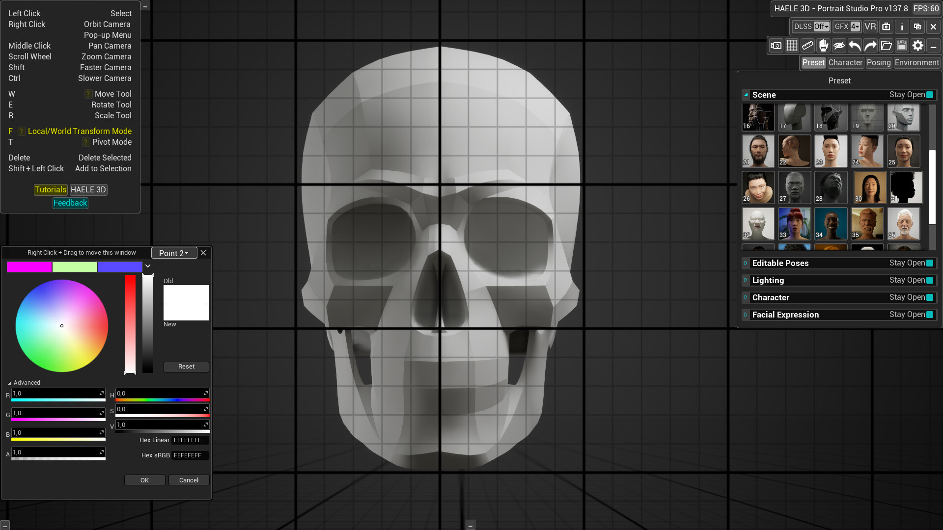 HAELE 3D - Portrait Studio Pro - Drawing References screenshot 13