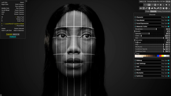 HAELE 3D - Portrait Studio Pro - Drawing References