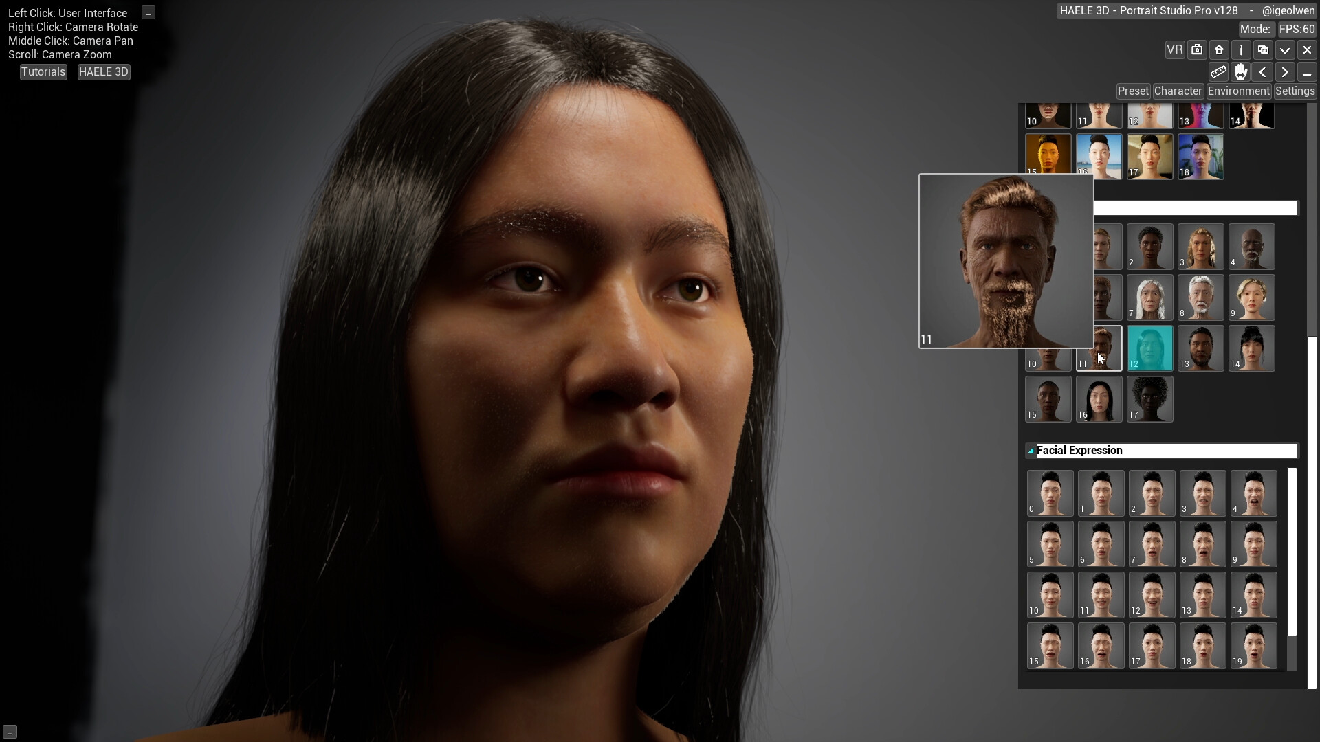 HAELE 3D - Portrait Studio Pro - Drawing References screenshot #12