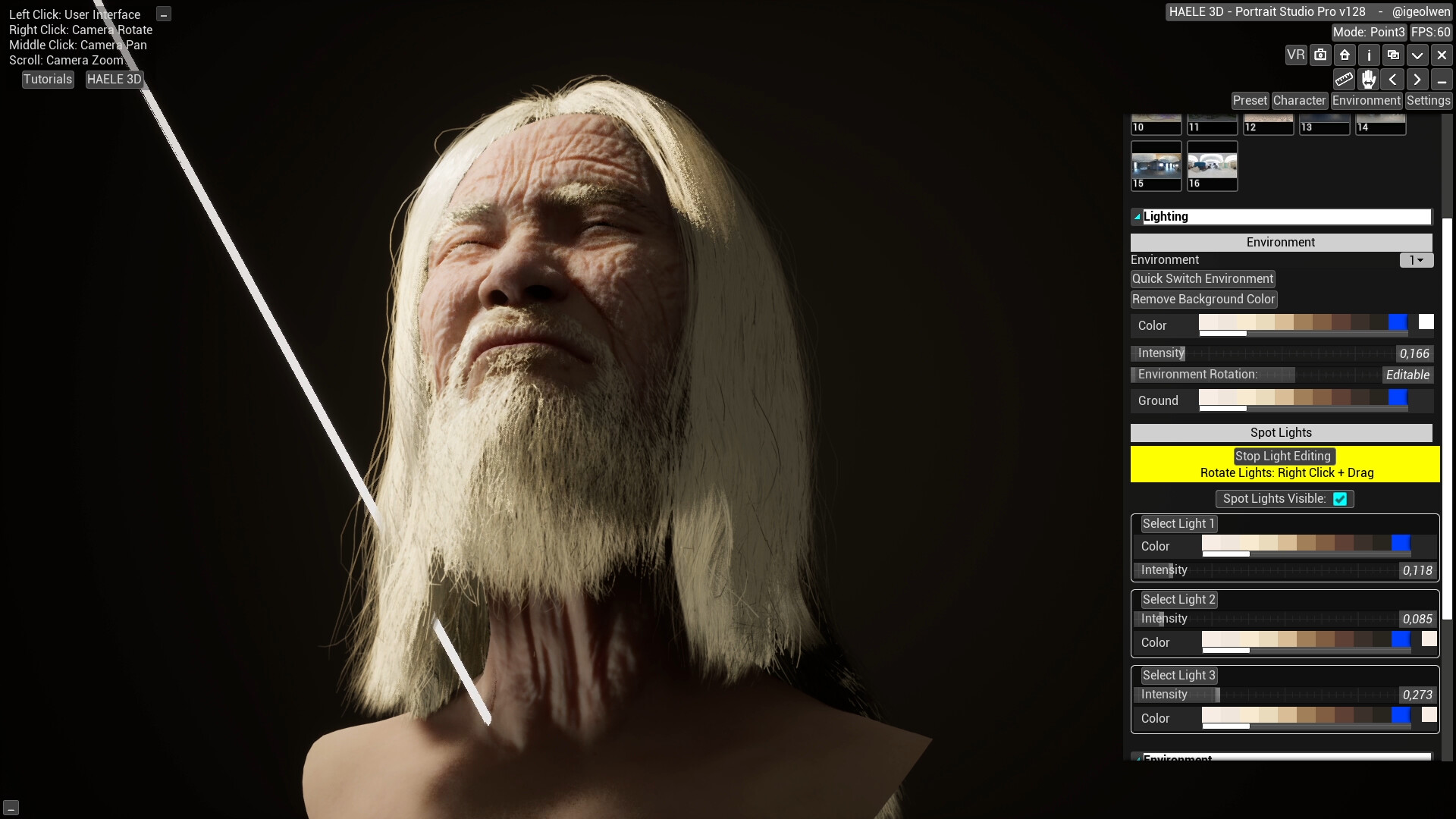 HAELE 3D - Portrait Studio Pro - Drawing References screenshot #10