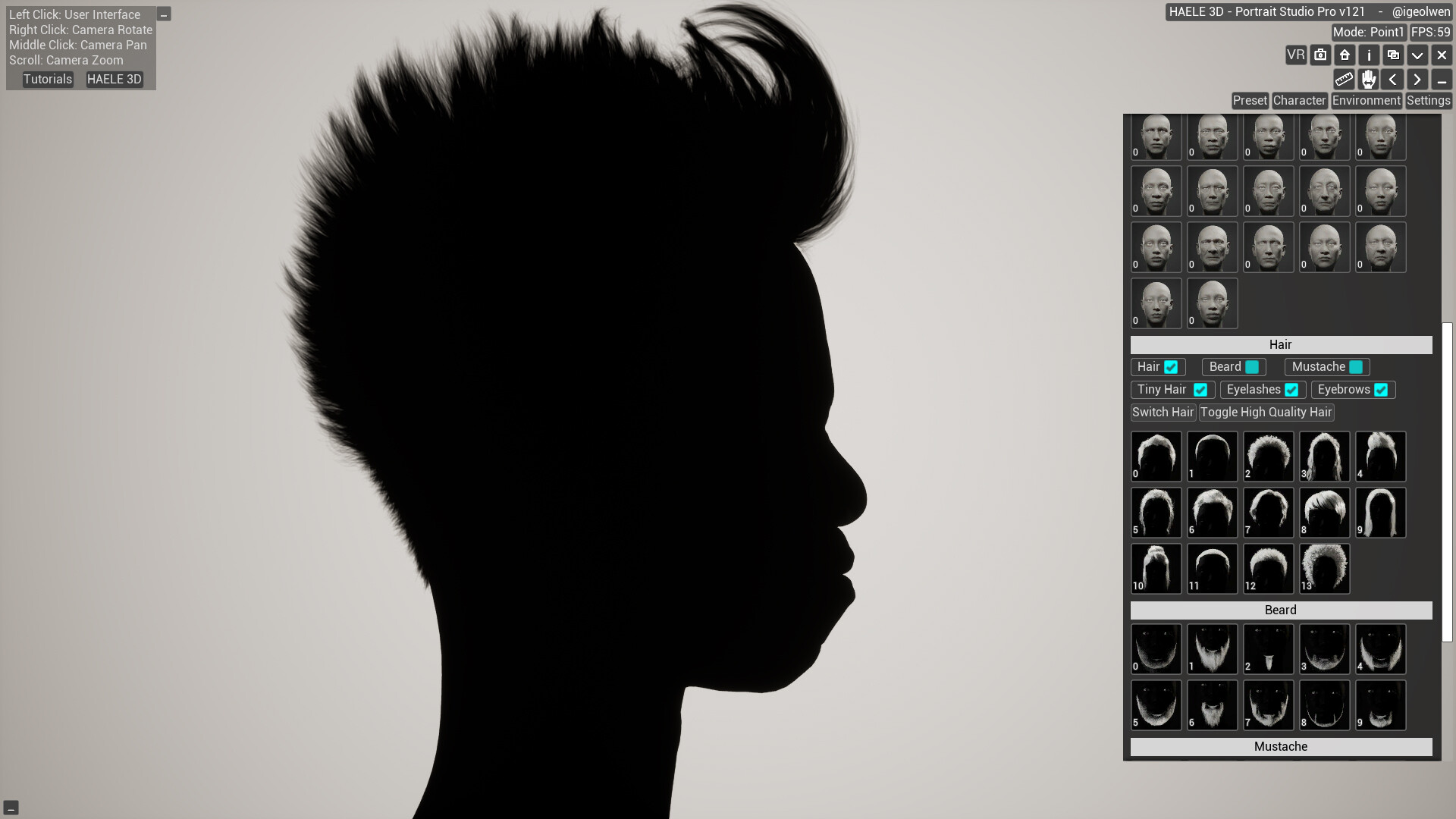 HAELE 3D - Portrait Studio Pro - Drawing References screenshot #11